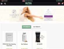 Tablet Screenshot of nutraconcepts.com